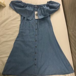 Off the shoulder dress